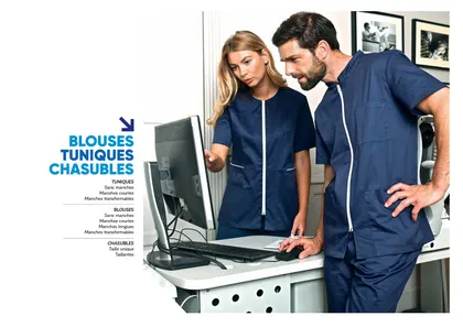 Couverture du catalogue Blouse, tunique, chasuble